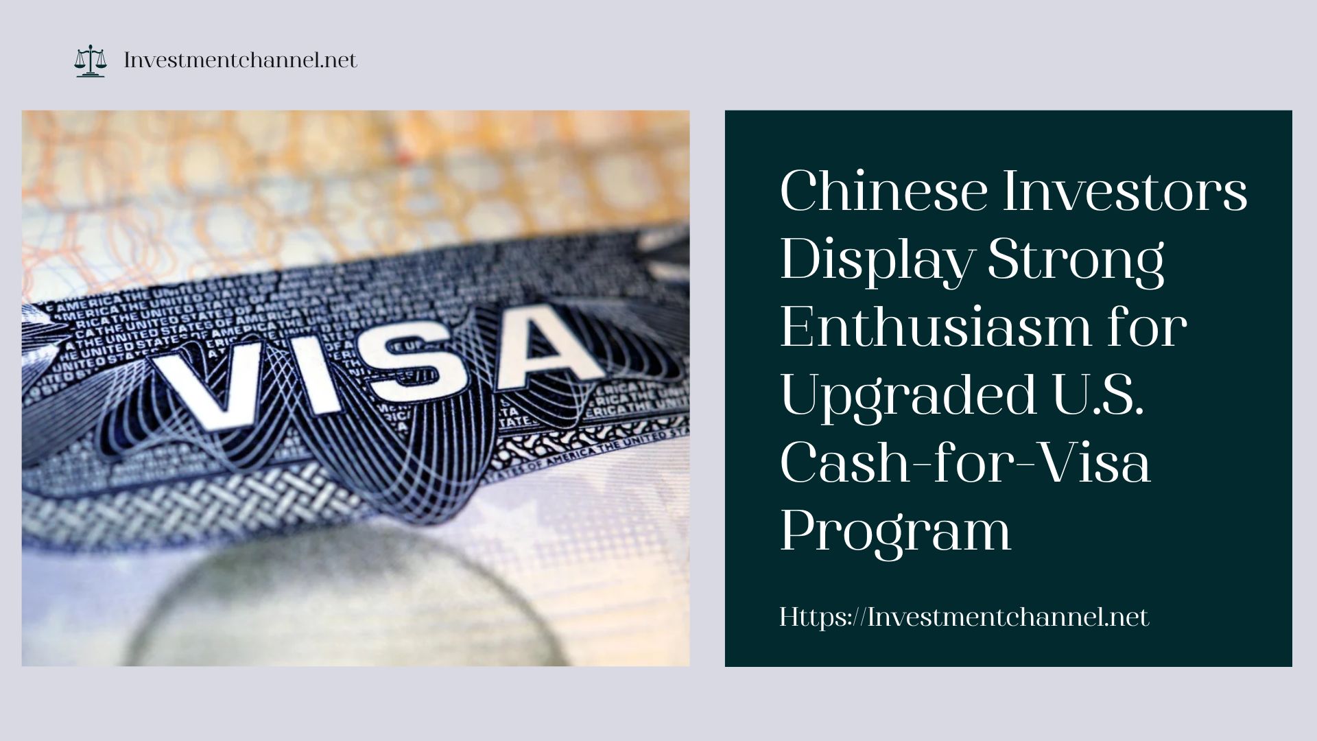 Chinese Investors Display Strong Enthusiasm for Upgraded U.S. Cash-for-Visa Program