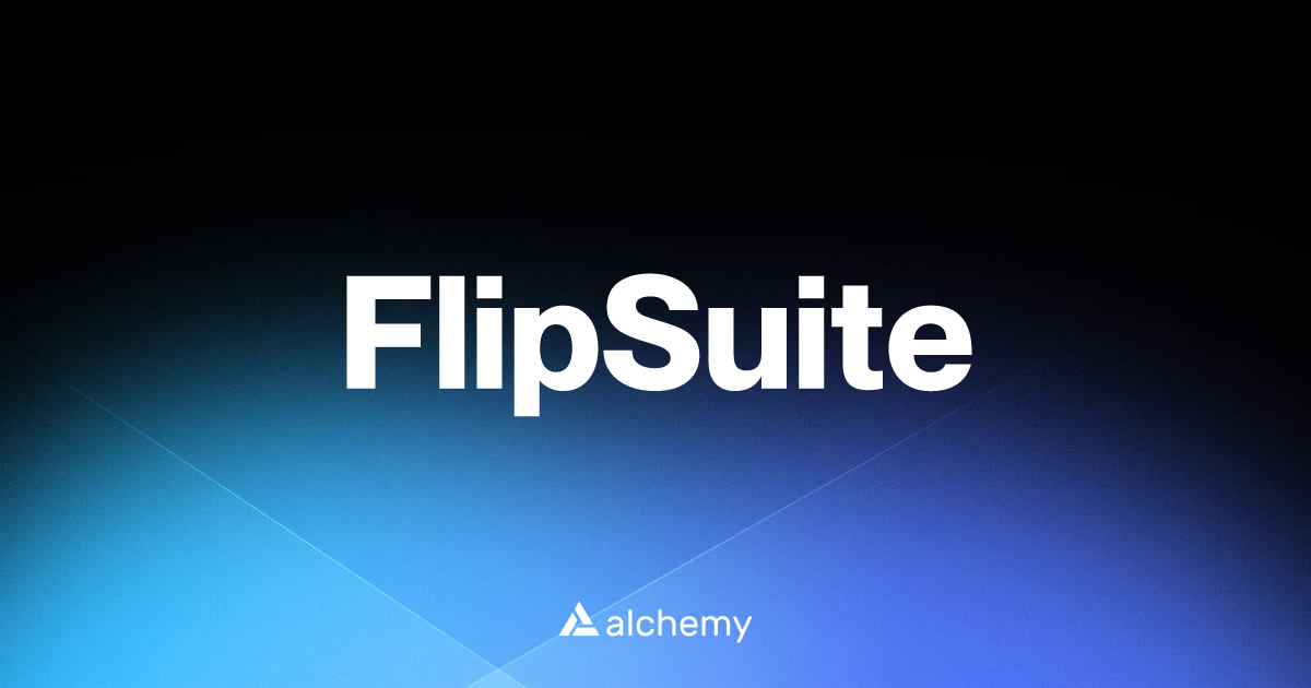 FlipSuite – NFT Tools – Alchemy